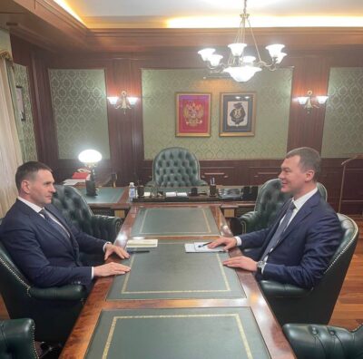 Михаил Дегтярев поблагодарил Хабаровское региональное отделение «ОПОРЫ РОССИИ» за совместную работу