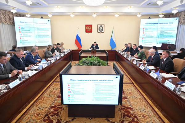 Члены Хабаровского регионального отделения «ОПОРЫ РОССИИ» приняли участие в заседании экспортного совета при Губернаторе края, на котором обсуждались итоги экспортной деятельности региона за прошедший год и стратегии на 2025 год