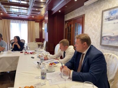 Деловой завтрак с Президентом «ОПОРЫ РОССИИ» Александром Калининым